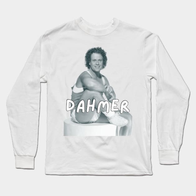 Jeffrey Dahmer art 90s style retro vintage 80s Long Sleeve T-Shirt by graphicaesthetic ✅